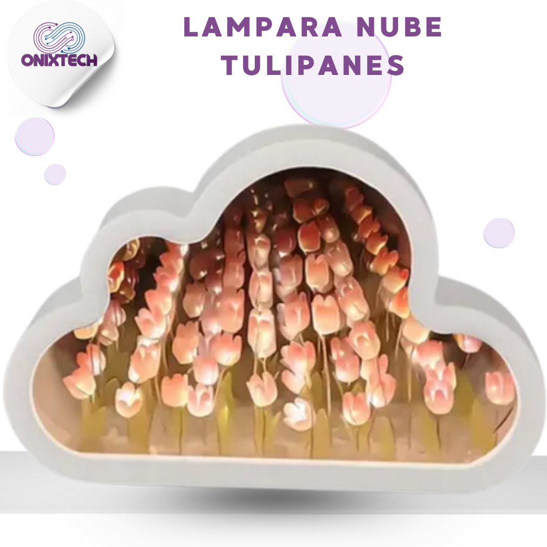 Miniatura 2 de LAMPARA TULIPANES NUBE